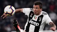 Juventus' Croatian forward Mario Mandzukic controls the ball during the Italian Serie A football match Juventus vs Empoli on March 30, 2019 at the Juventus stadium in Turin. / AFP / Marco BERTORELLO
