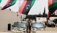 Military vehicles, which were confiscated from Libyan commander Khalifa Haftar's troops, are seen in Zawiyah, west of Tripoli, Libya April 5, 2019. Reuters/Hani Amara
 
