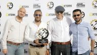 The representatives of Mitsubishi Montero Sport with the “Best Mid-Size 4x4” Award from Golden Steering Awards-Qatar 2019. 