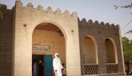 A resident of Abeche comes out of an audience with the Sultan of Ouaddaa, Mahamat Ouarada II, in the Sultanate of Ouaddaa e Abeche, in the Ouaddaa region, on March 27, 2019. AFP / Amaury Hauchard 