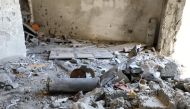 The inside of a house damaged by shelling during the fighting between the eastern forces and internationally recognized government is pictured in Abu Salim in Tripoli, Libya April 15, 2019. REUTERS/Hani Amara