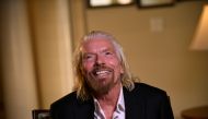 Virgin Galactic founder Richard Branson speaks during an interview while attending the Space Symposium in Colorado Springs, Colorado, US, April 11, 2019. Reuters/Kelsey Brunner