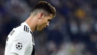  Juventus' Cristiano Ronaldo reacts. Reuters/Massimo Pinca