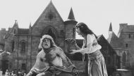  A publicity photo from the 1923 movie The Hunchback of Notre Dame