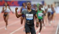 South Africa's Caster Semenya competes in the women's 800m during the IAAF Diamond League competition on May 3, 2019 in Doha. AFP / Karim Jaafar