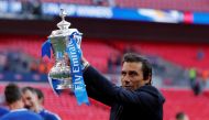 Chelsea manager Antonio Conte celebrates winning the FA Cup. Reuters/Andrew Couldridge/File Photo
