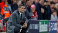  Barcelona coach Ernesto Valverde (REUTERS/Phil Noble)