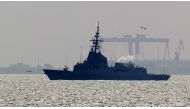 FILE PHOTO: Spanish Navy frigate Mendez Nunez arrives to the naval base port of Rota in southern Spain, March 22, 2011.REUTERS/Javier Diaz/File Photo