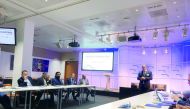 Henk Jan Hoogendoorn, Managing Director of Financial Sector Office at QFC, speaking at the event.
