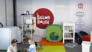 Children are seen at Le Ballon Rouge Kids Pavilion located at the Village International Pantiero. Reuters/Regis Duvignau