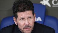 FILE PHOTO: Atletico Madrid coach Diego Simeone before the match REUTERS/Albert Gea