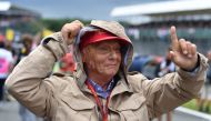 FILE PHOTO: Former Formula One Champion Niki Lauda is pictured ahead of the British Formula One Grand Prix at Silverstone motor racing circuit in Silverstone, central England.  AFP / ANDREJ ISAKOVIC