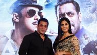 Indian Bollywood actor Salman Khan (L) and actress Katrina Kaif (R) pose for photographs during the launch of their upcoming Hindi film ‘'Bharat' in Mumbai on May 17, 2019. AFP / Sujit Jaiswal 