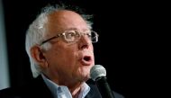 Bernie Sanders campaigns during a SEIU California Democratic Delegate Breakfast in San Francisco, June 1, 2019. Reuters/Stephen Lam