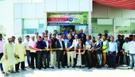 P Kumaran, Ambassador of India to Qatar, inaugurating the free medical camp.