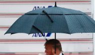 U.S. President Donald Trump arrives ahead of the G20 leaders summit in Osaka International Airport in Toyonaka, Osaka prefecture, Japan June 27, 2019. REUTERS/Issei Kato