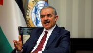 Palestinian Prime Minister Mohammad Shtayyeh gestures during an interview with Reuters in his office in Ramallah, in the Israeli-occupied West Bank, June 27, 2019. Reuters/Raneen Sawafta