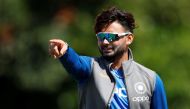 India's Rishabh Pant during nets Action Images via Reuters/Andrew Boyers