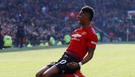  Manchester United's Marcus Rashford celebrates scoring a goal (File Photo / Action Images via Reuters/Jason Cairnduff)