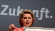 Leaders hope the decision to nominate two women, Lagarde and German Defence Minister Ursula von der Leyen, (pictured) to the top of EU decision-making for the first time will send a positive message and repair damage wrought by such a fractious summit, di