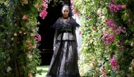 A model presents a creation by designer Maria Grazia Chiuri as part of her Haute Couture Fall/Winter 2019/20 collection show for fashion house Dior in Paris, France, July 1, 2019. REUTERS/Regis Duvignau