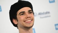 In this file photo taken on April 25, 2019 actor Cameron Boyce arrives for WE Day California at the Forum in Inglewood, California.  / AFP / Robyn BECK 