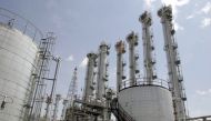 (Files) A file photo taken on August 26, 2006, shows a general view of the heavy water plant in Arak, 320 kms south of Tehran. AFP / Atta Kenare