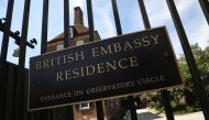 The residence of British Ambassador Sir Kim Darroch is shown July 10, 2019 in Washington, DC. Win McNamee/Getty Images/AFP