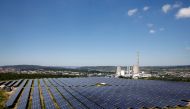 A general view shows solar panels to produce renewable energy at the Urbasolar photovoltaic park in Gardanne, France, June 25, 2018. Reuters / Jean-Paul Pelissier