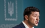 Ukrainian President Volodymyr Zelensky speaks
