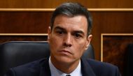 Spanish Prime Minister Pedro Sanchez, who is running for a second term, attends the second day of the parliamentary investiture debate to vote for a premier at the Spanish Congress (Las Cortes) in Madrid on July 23, 2019. / AFP / OSCAR DEL POZO 