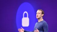 In this file photo taken on May 1, 2018 Facebook CEO Mark Zuckerberg speaks during the annual F8 summit at the San Jose McEnery Convention Center in San Jose, California. (AFP / JOSH EDELSON)
