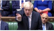 Britain's Prime Minister Boris Johnson speaks at the House of Commons in London, Britain July 25, 2019, in this screen grab taken from video. Reuters Tv via REUTERS