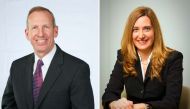 Jay Townsend, Principal at Booz Allen Hamilton Mena and Rosa Donno (R), Senior Associate at Booz Allen Hamilton Mena.