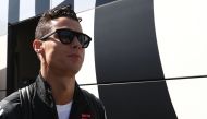 Juventus' Portuguese forward Cristiano Ronaldo arrives for the friendly football match between Juventus A and Juventus B in Villar Perosa, on August 14, 2019. / AFP / Isabella BONOTTO 