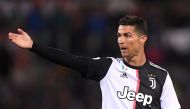 Juventus' Cristiano Ronaldo reacts REUTERS/Alberto Lingria/File Photo