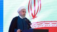 President Hassan Rouhani speaking during a ceremony in the capital Tehran. AFP / Iranian Presidency 