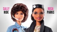 New Barbie dolls honoring astronaut Sally ride and activist Rosa Parks were released on Women's Equality Day in the United States, August 26, 2019. Photo courtesy of Mattel