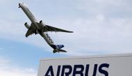 An Airbus A350-1000 performs during the 53rd International Paris Air Show at Le Bourget Airport near Paris, June 18, 2019. Reuters / Pascal Rossignol