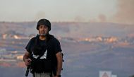 A member of the Israeli security forces stands at a security checkpoint near the northern Israeli town of Avivim, close to the border with Lebanon, on September 1, 2019. AFP /Jalaa Marey 