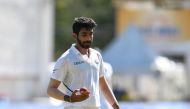 Jasprit Bumrah of India prepares to bowl during day 2 of the 2nd Test between West Indies and India at Sabina Park, Kingston, Jamaica, on August 31, 2019. / AFP / Randy Brooks