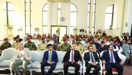 Officials during the event organised by the Embassy of Pakistan to commemorate ‘Defence Day’. 