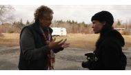 Actress Ellen Page speaks to an activist in Nova Scotia province, Canada, in “There’s Something in the Water”, her first film as a director. Photo courtesy of TIFF
