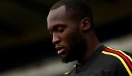 Belgium's Romelu Lukaku during training. September 8, 2019. Action Images via Reuters/Lee Smith
