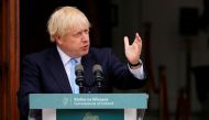 Britain's Prime Minister Boris Johnson in Dublin, Ireland, September 9, 2019. REUTERS/Phil Noble
