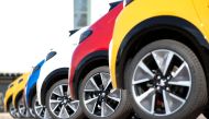 The new generation electric Peugeot e-208 is on display at the PSA Group plant in Trnava, Slovakia on September 11, 2019. AFP / Joe Klamar  