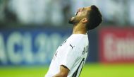 Hassan Al Haydos celebrates after scoring Al Sadd’s second goal during the AFC Champions League quarter-final second leg match against Saudi’s Al Nassr, on Monday.
Picture: Twitter/@theAFCCL_ar