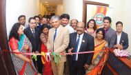 Ambassador of India to Qatar, P Kumaran, inaugurating the new office of Indian Community Benevolent Forum in Thumama.