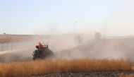 U.S. and Turkish troops conduct their third joint ground patrol within a planned safe zone in northern Syria, along the Syrian-Turkish border in Tell Abyad, Syria on October 04, 2019