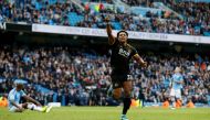 Wolverhampton Wanderers' Adama Traore celebrates scoring their second goal REUTERS/Andrew Yates 
